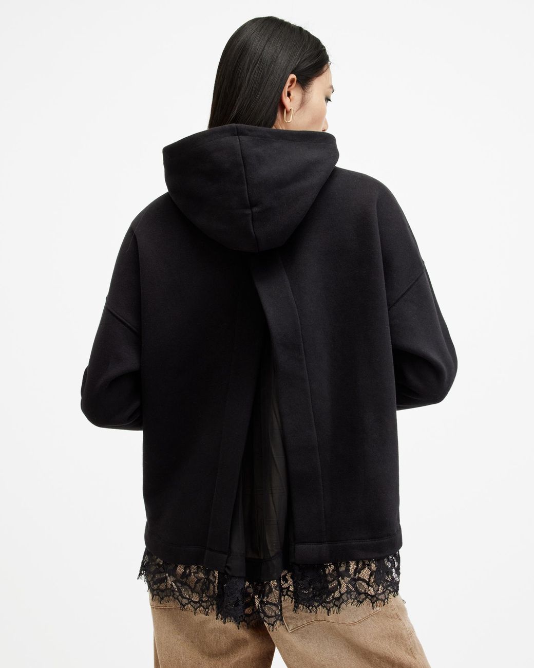 chinese dress ladies AllSaints Women's Dresses Gian Dress Monica Black UK 8/US 4 at Amazon  Women's Clothing store