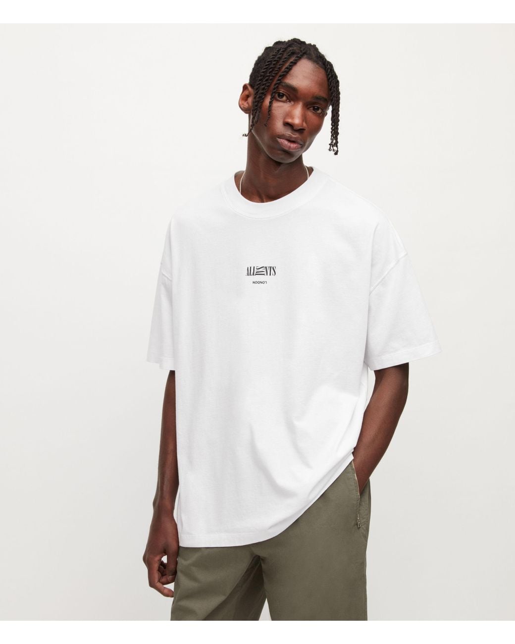all saints white t shirt