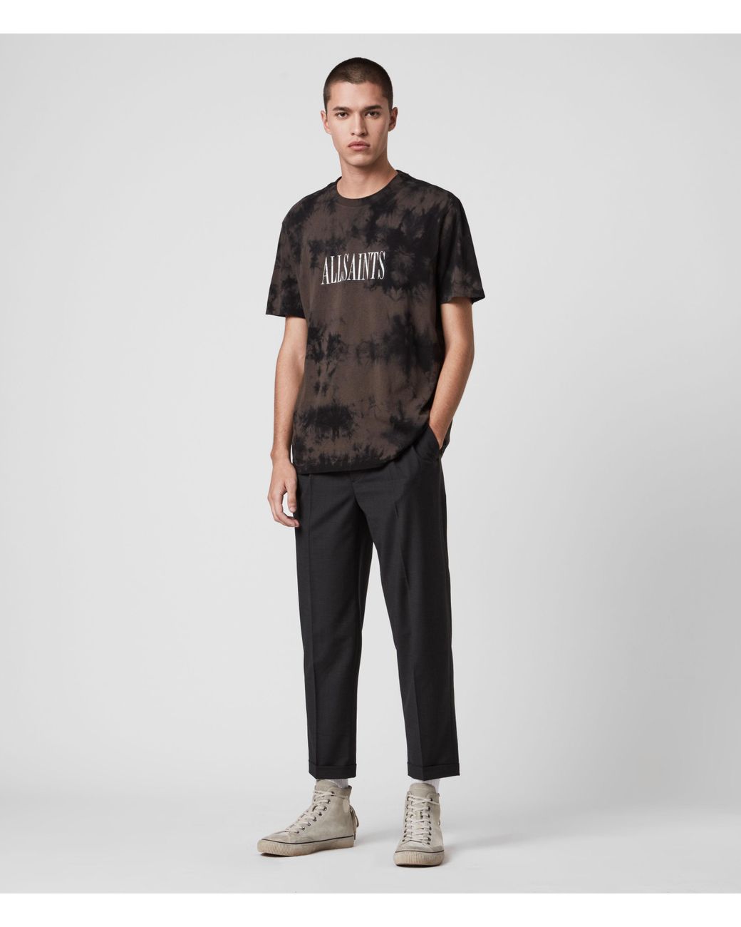 all saints tie dye t shirt