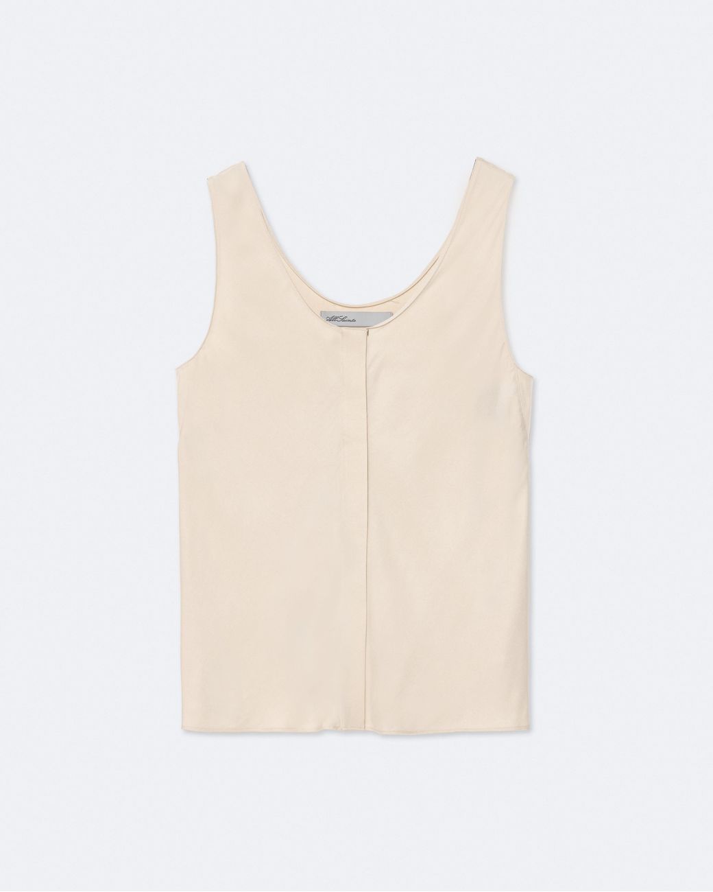 AllSaints Natural Milla Silk-Blend Cami Top