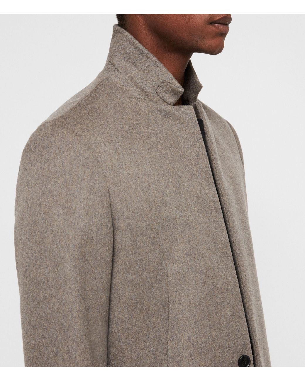 AllSaints Bodell Coat in Brown for Men | Lyst