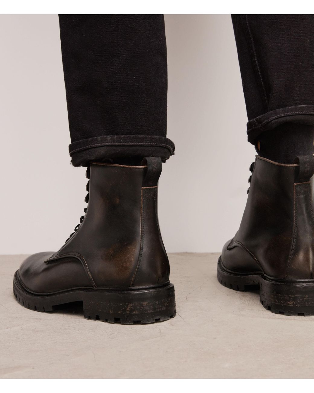 All saints top leather boots