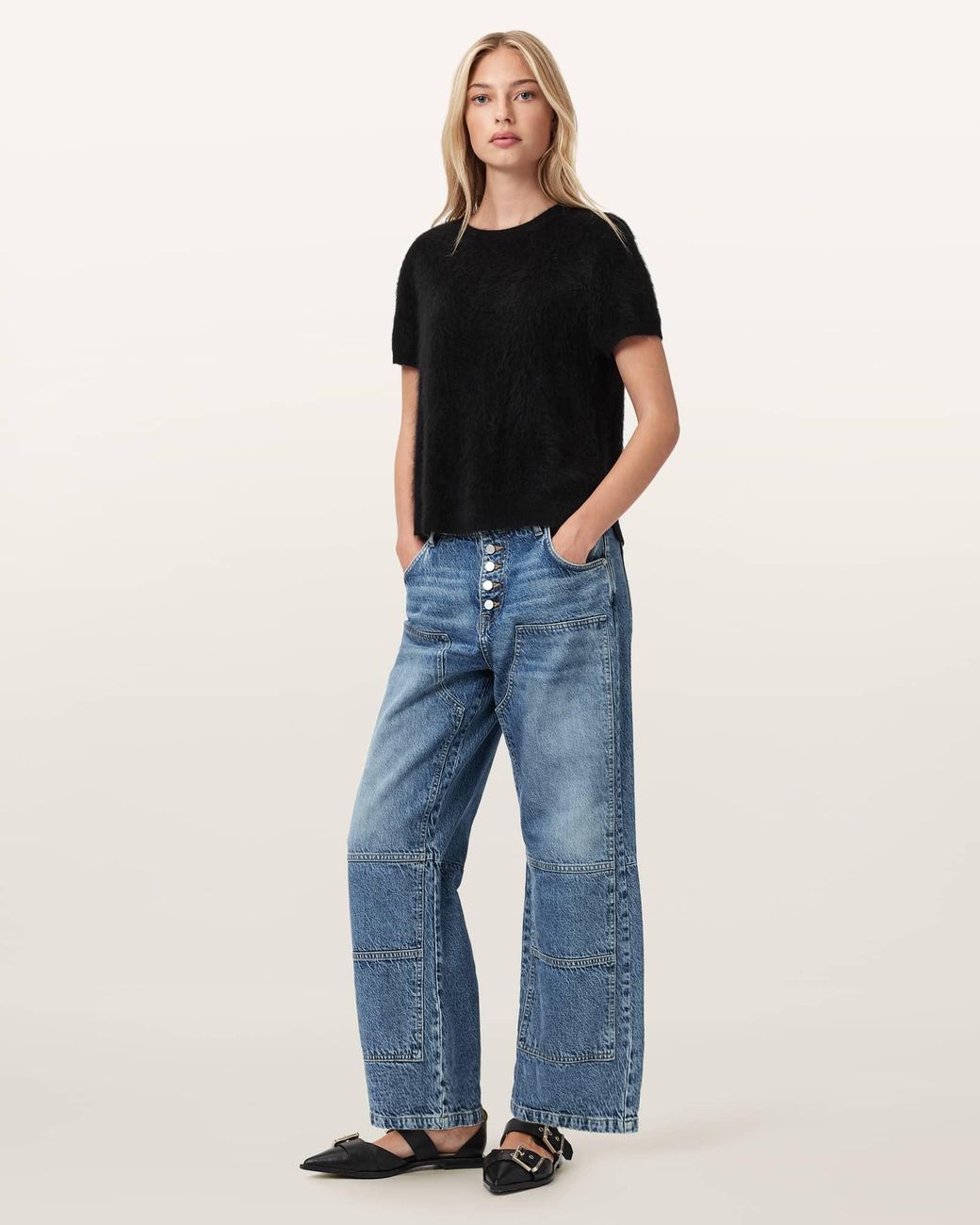 AllSaints Blue Tay Carpenter Jeans