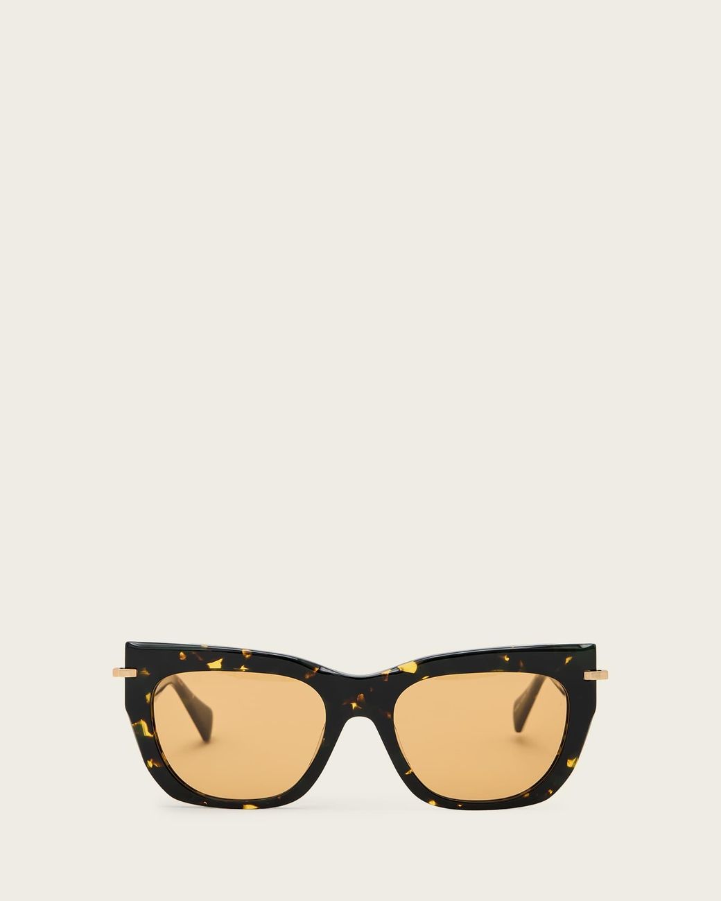 AllSaints Natural Tamsin Rectangular Shaped Sunglasses