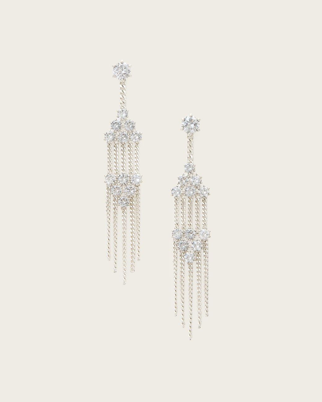 AllSaints Natural Mabel Statement Earrings