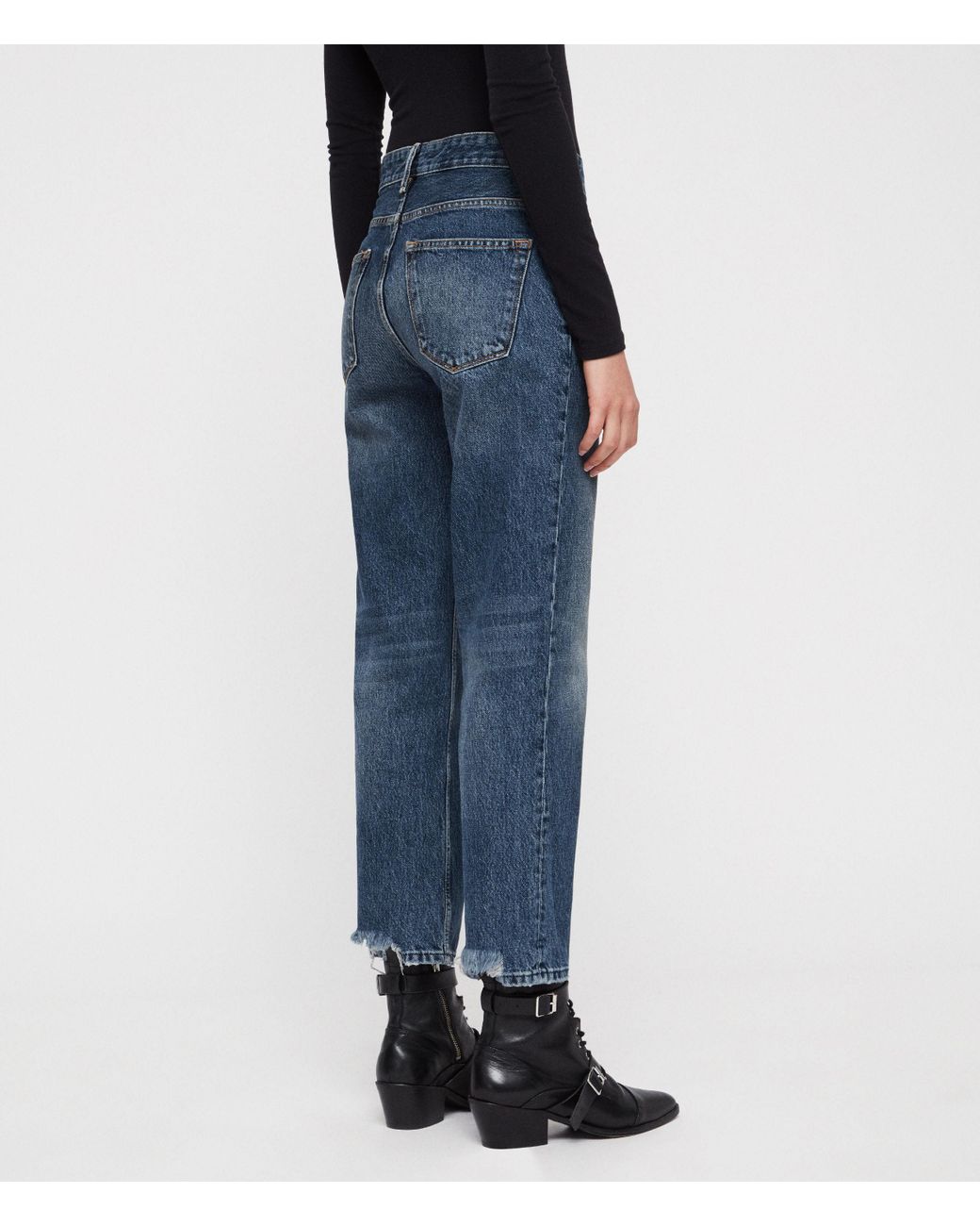 AllSaints Denim Ava Straight Jeans in 