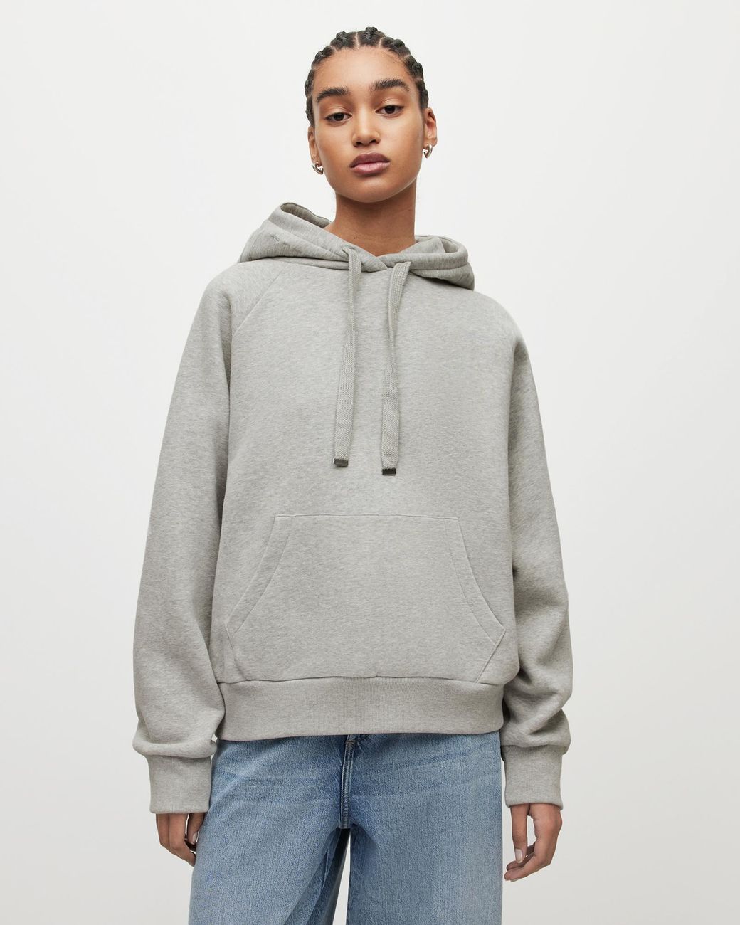 Allsaints talon hoodie white hotsell