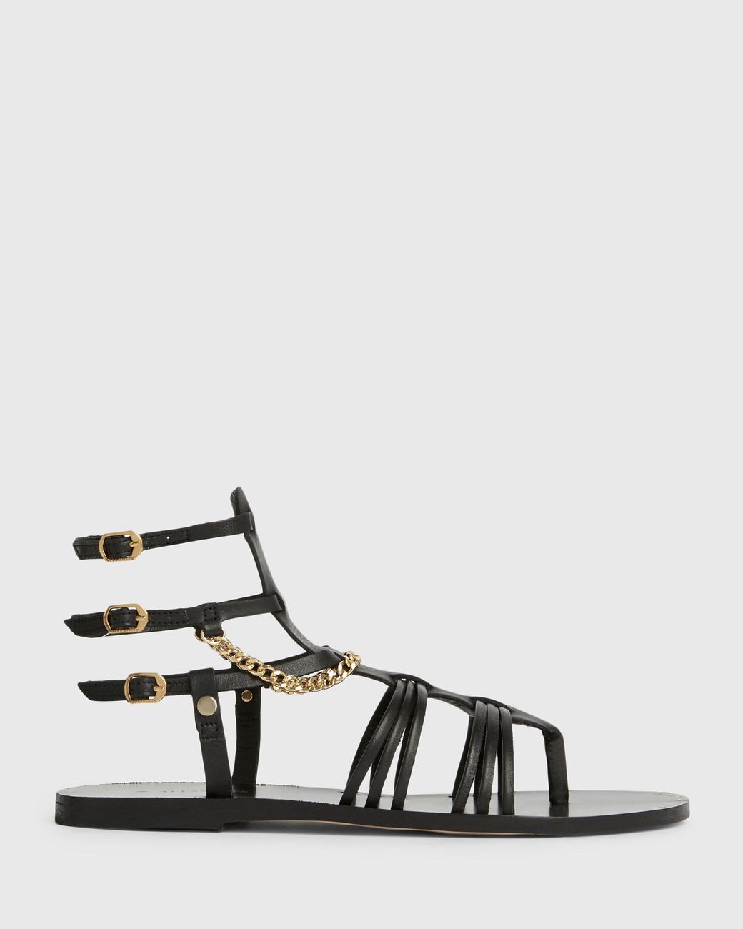 all saints flat sandals