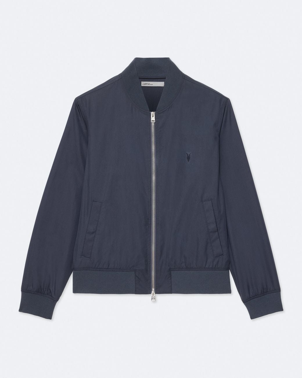 AllSaints Blue Abbot Slim-Fit Bomber Jacket for men