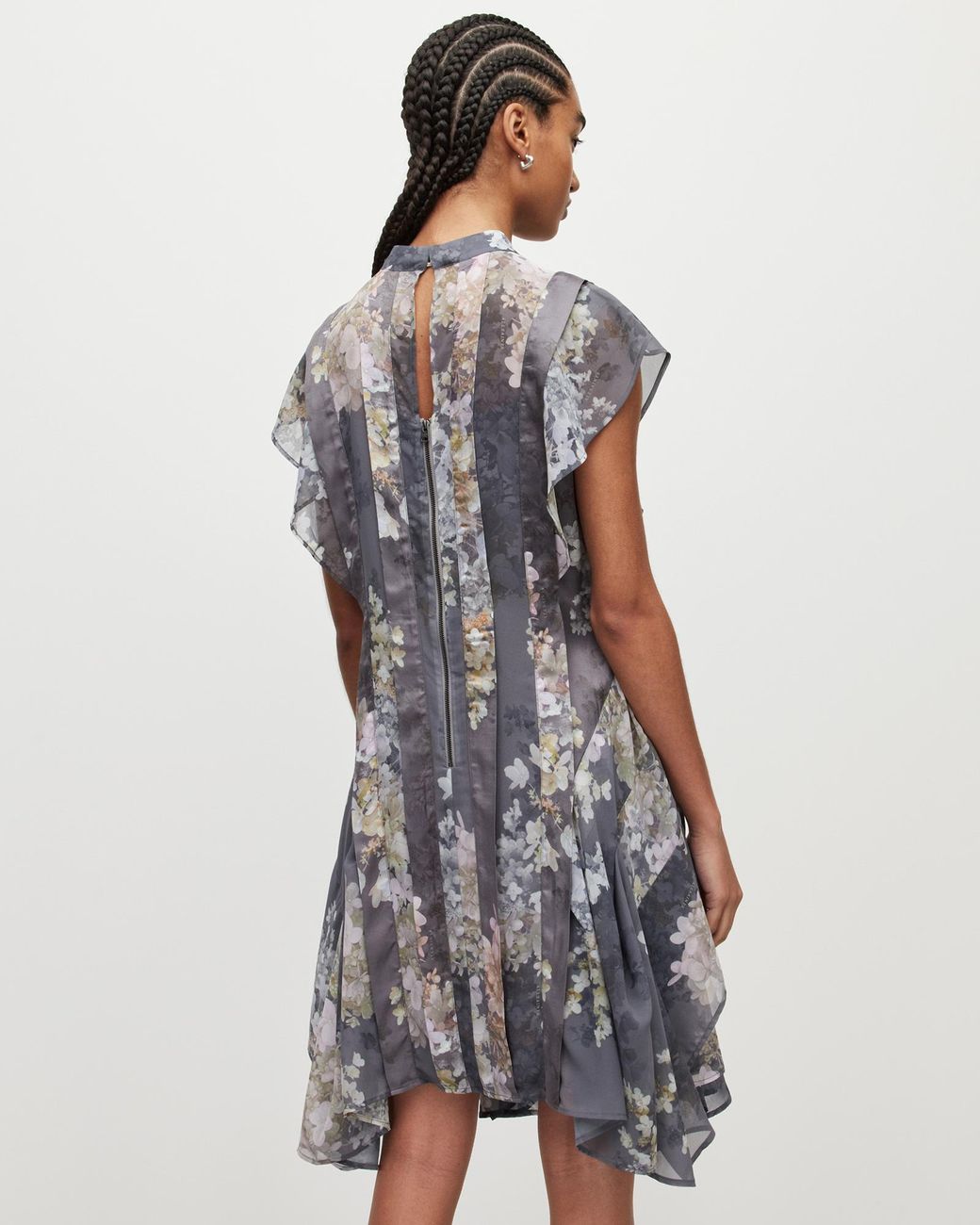AllSaints Fleur Venetia Mini Asymmetric Hem Dress in White | Lyst AllSaints Fleur Venetia Mini Asymmetric Hem Dress in White | Lyst