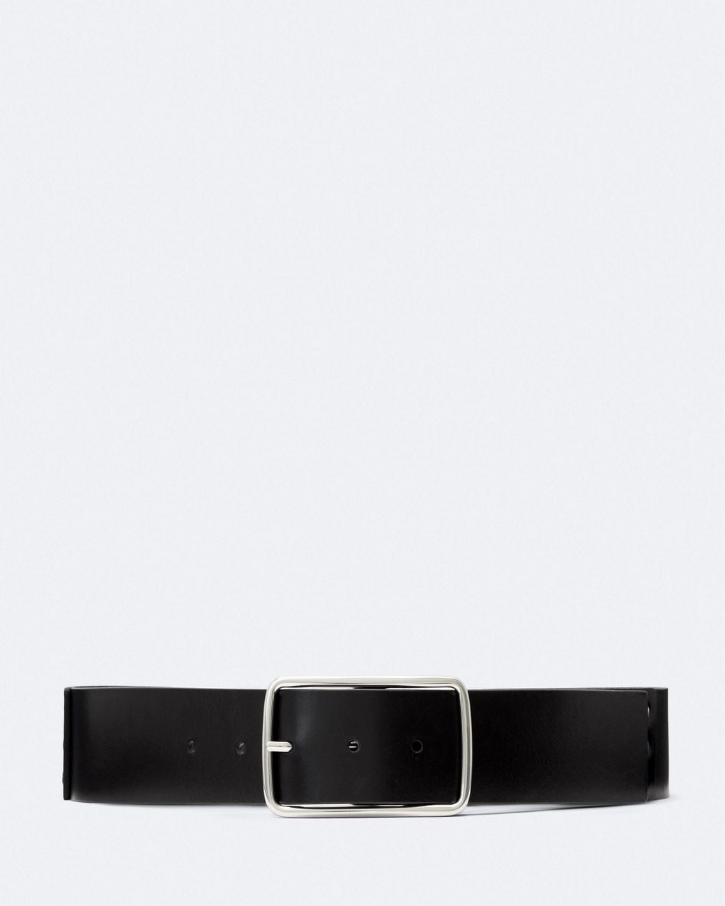 AllSaints White Paola Studded Leather Belt