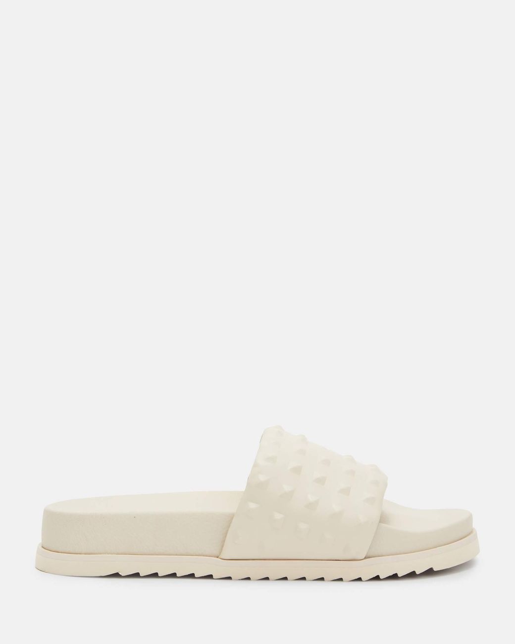 AllSaints Natural Cow Leather Shay Leather Studded Sandals, /Us 6/Eu 36