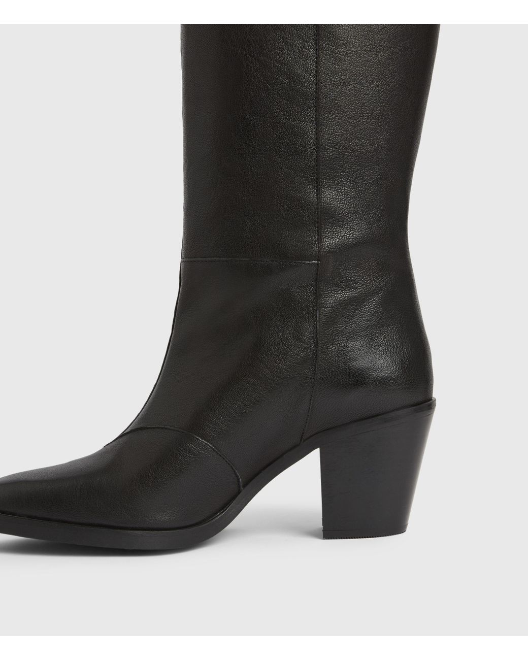 AllSaints Cohen Knee High Leather Boots 