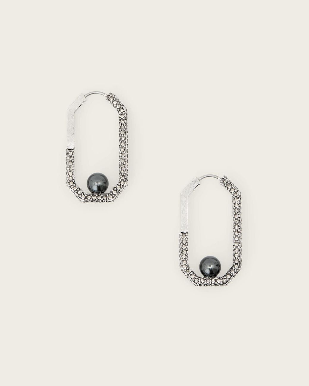 AllSaints Natural Ellie Crystal Earrings