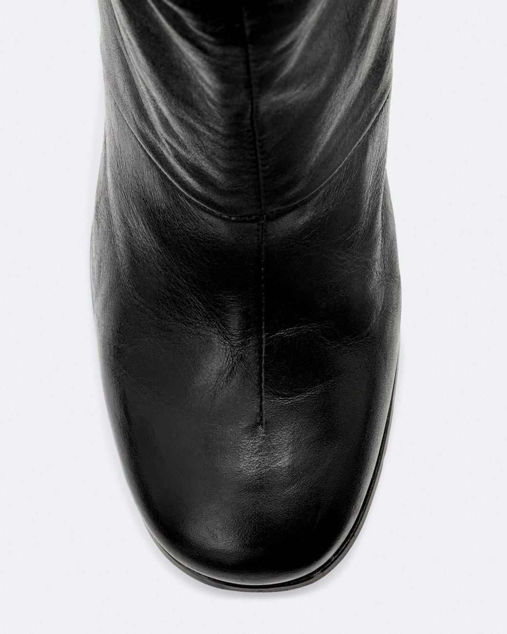 AllSaints Black Marisa Leather Heeled Knee-High Boots