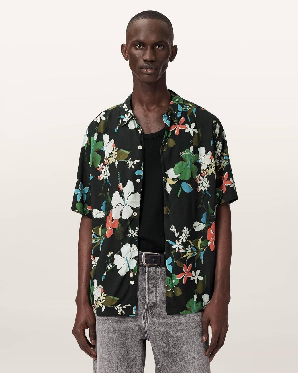 AllSaints Multicolor Koh Chang Oversized Shirt for men