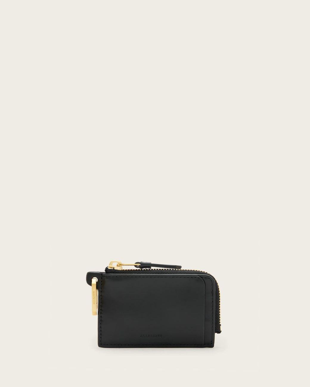 AllSaints Black Remy Leather Wallet