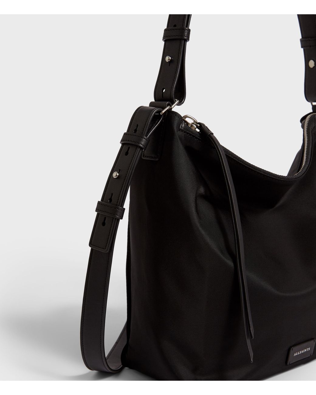 AllSaints Nilo Kita Nylon Crossbody Bag in Black | Lyst 