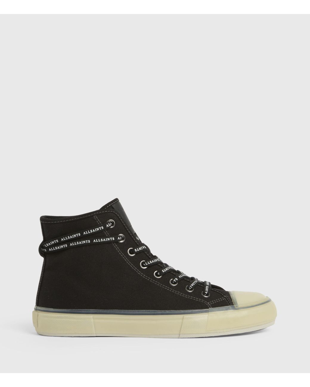 chunky canvas high top sneakers