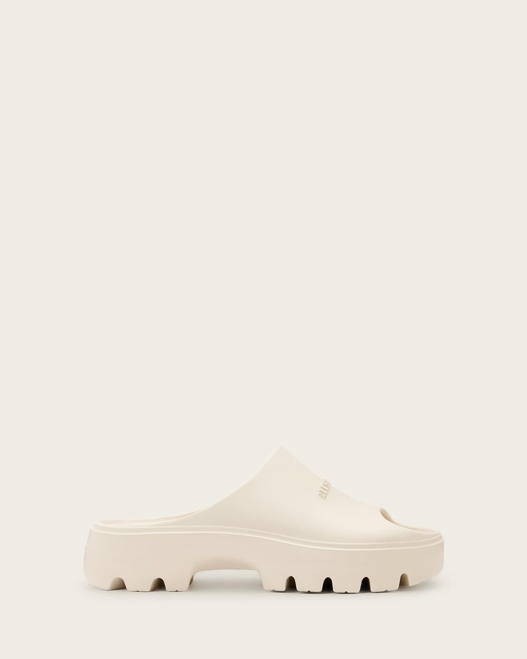 AllSaints Natural Eclipse Flatform Logo Sliders