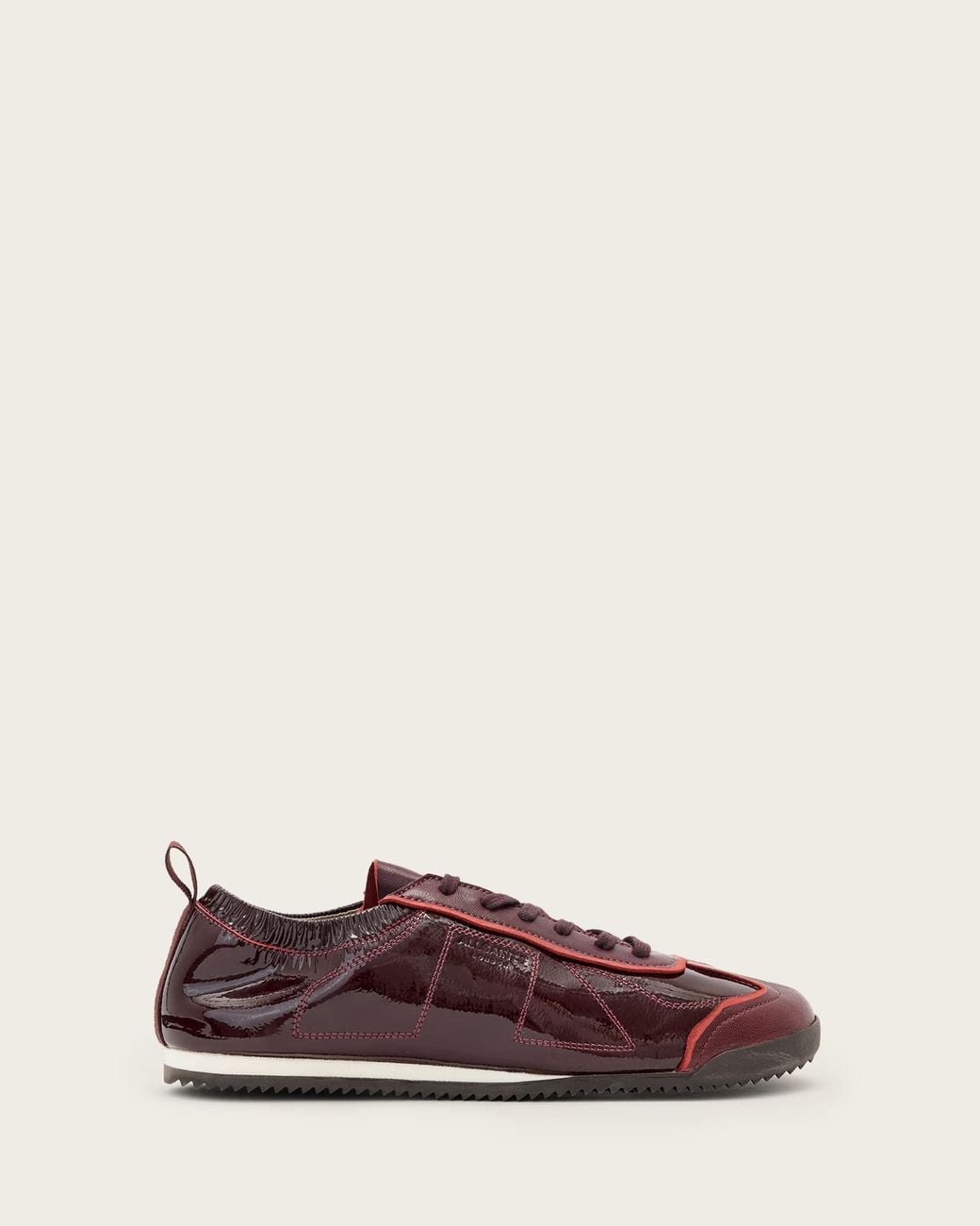 AllSaints Brown Kenny Skive Runner Sneakers
