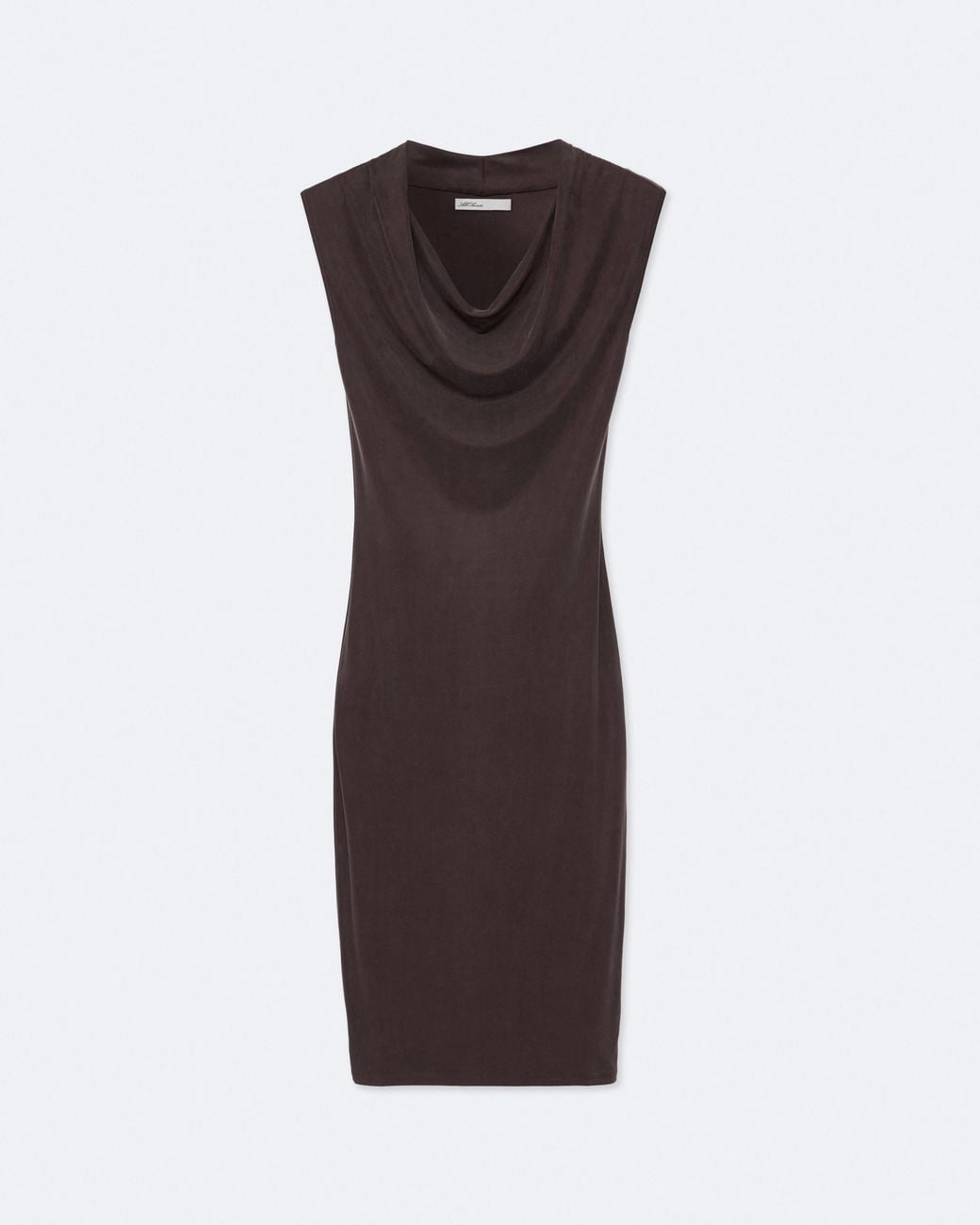 AllSaints Brown Malina Cupro Midi Dress
