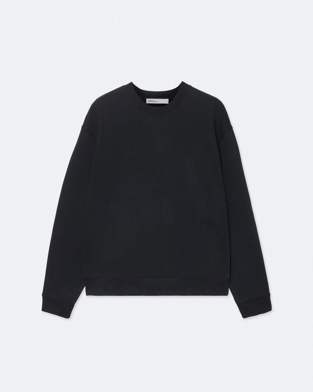 AllSaints Black Aston Boxy Sweatshirt for men