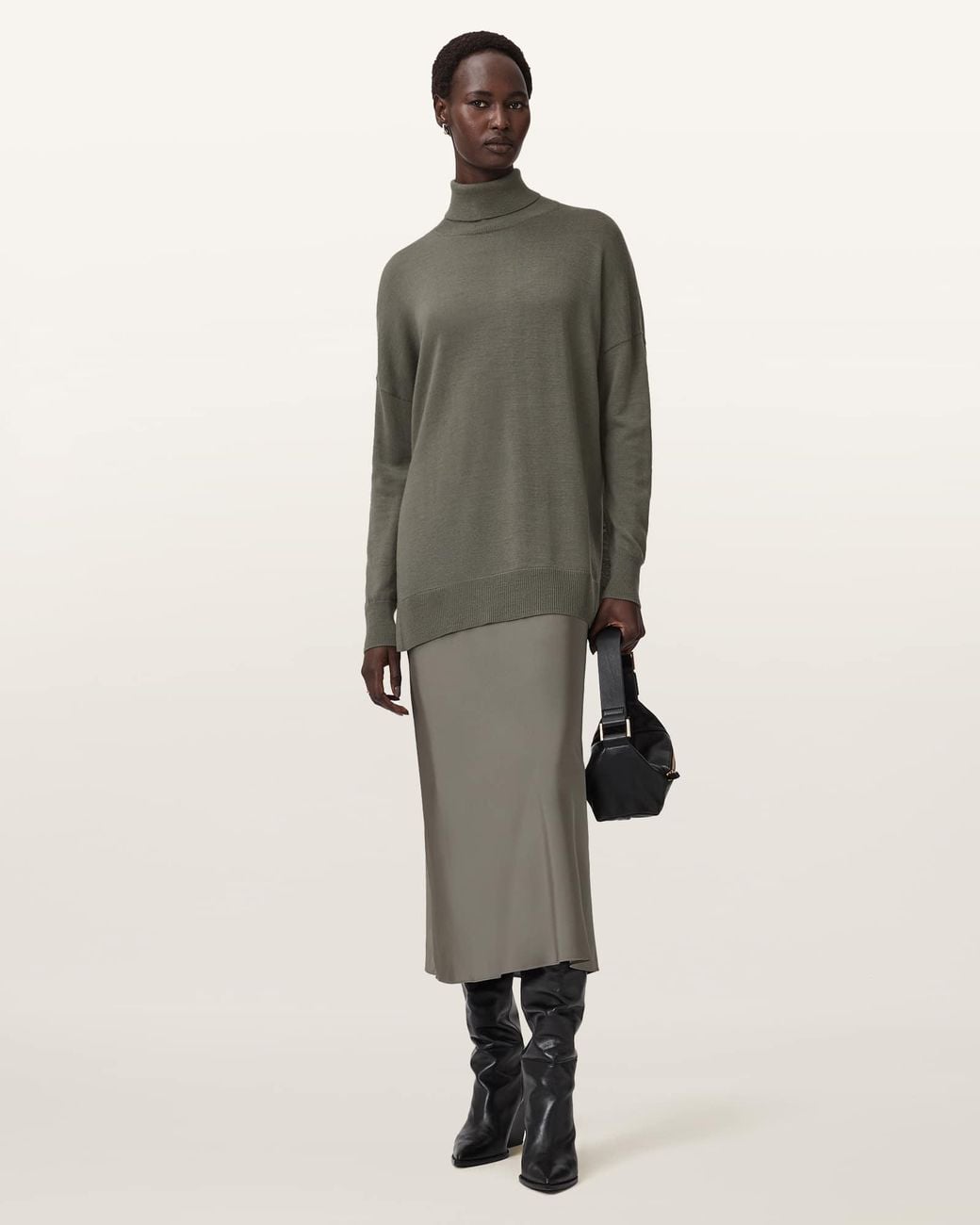 AllSaints Natural Juno 2-In-1 Dress