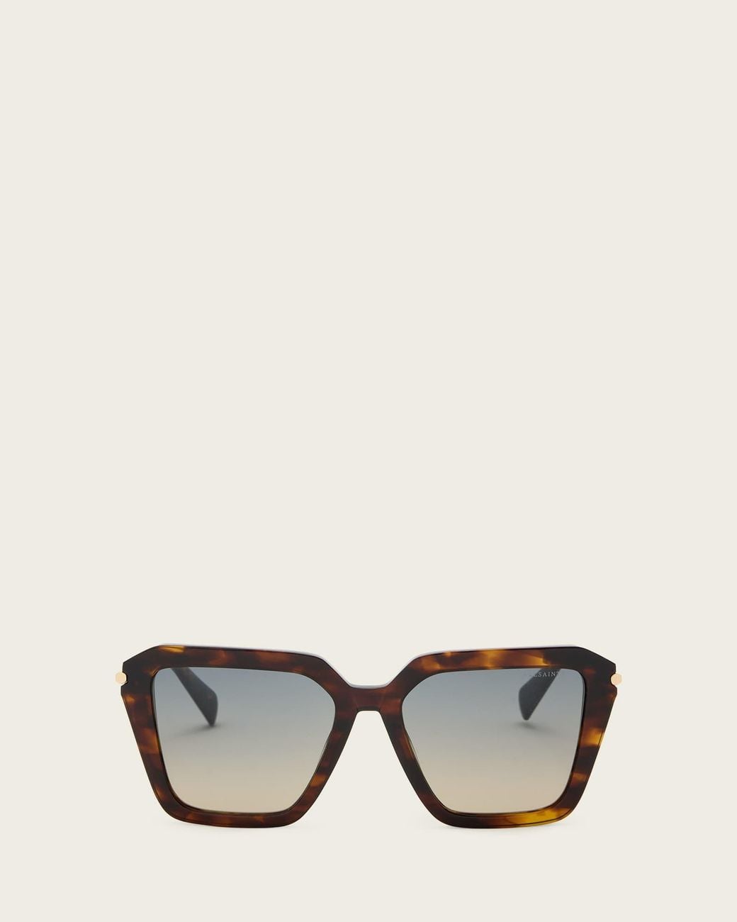 AllSaints Natural Gwen Square Shaped Sunglasses