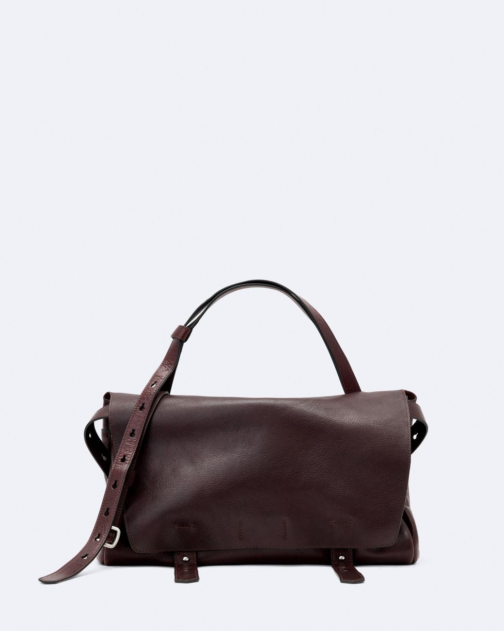 AllSaints Brown Joan Medium Leather Satchel