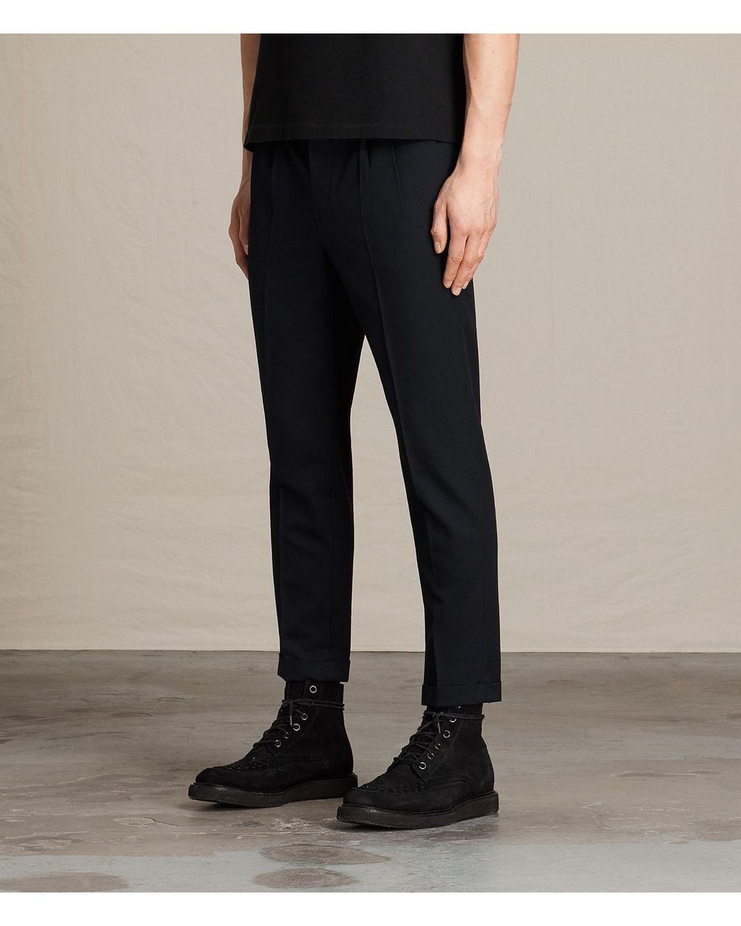 AllSaints Tallis Trouser in Black for Men | Lyst