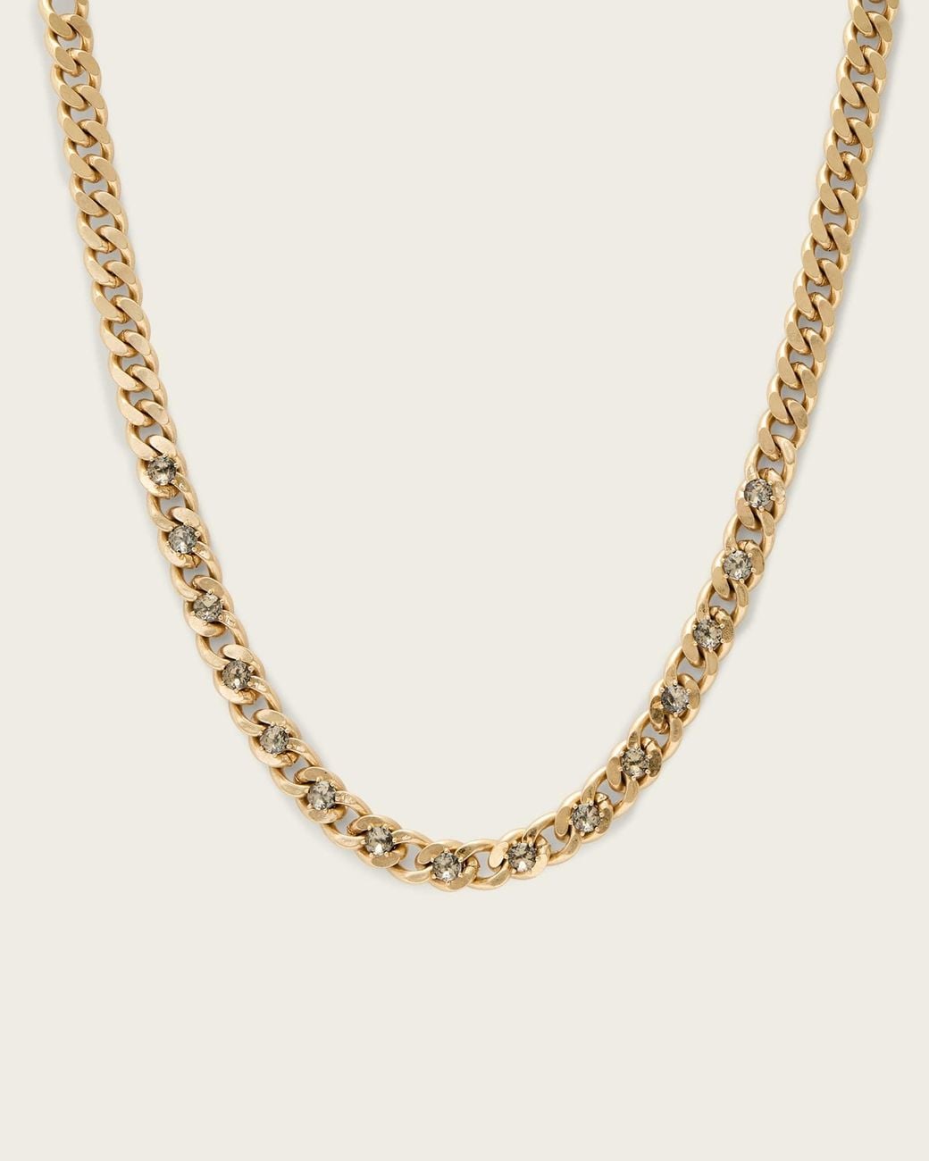 AllSaints Natural Mabel Chain Necklace