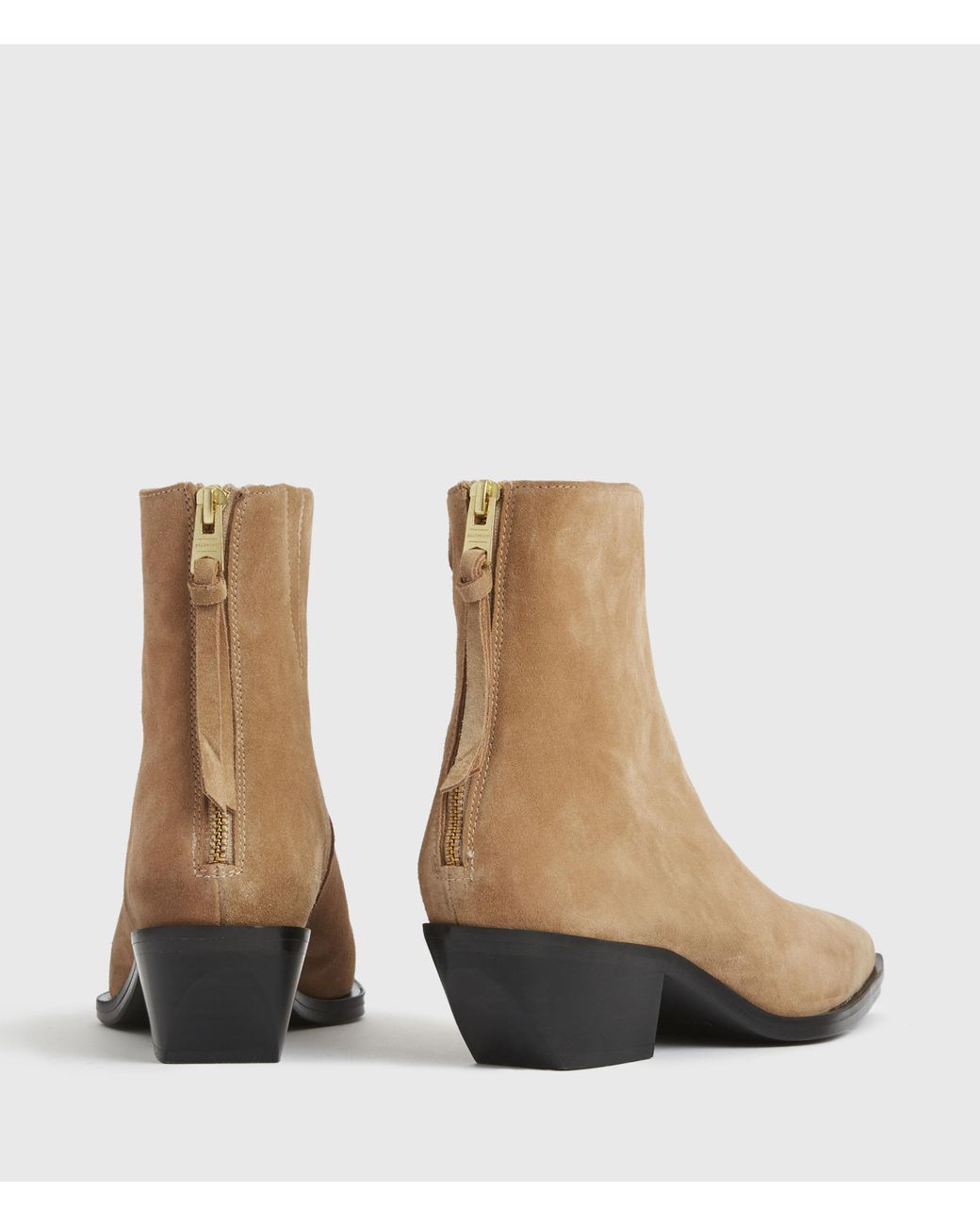 All Saints lace suede Leon boot Allsaints suede leather boots - Gem main image 2