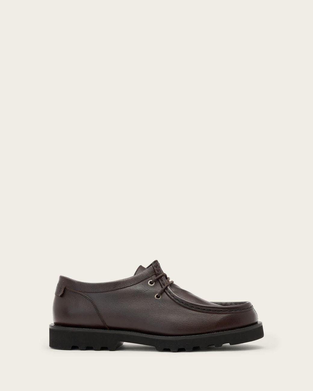 AllSaints White Skiff Apron Leather Shoes for men