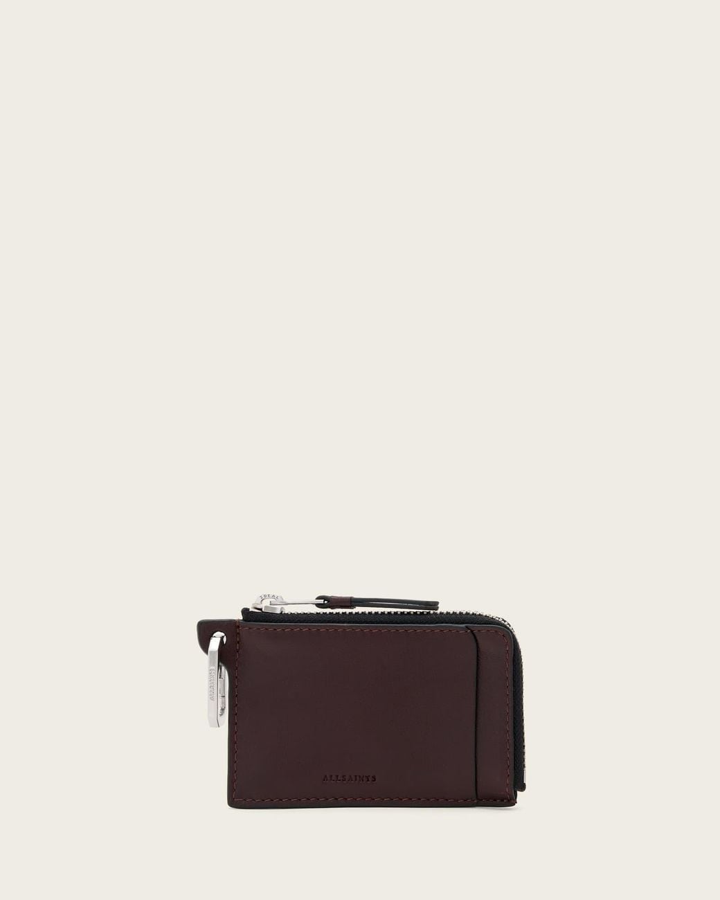AllSaints Natural Remy Leather Wallet