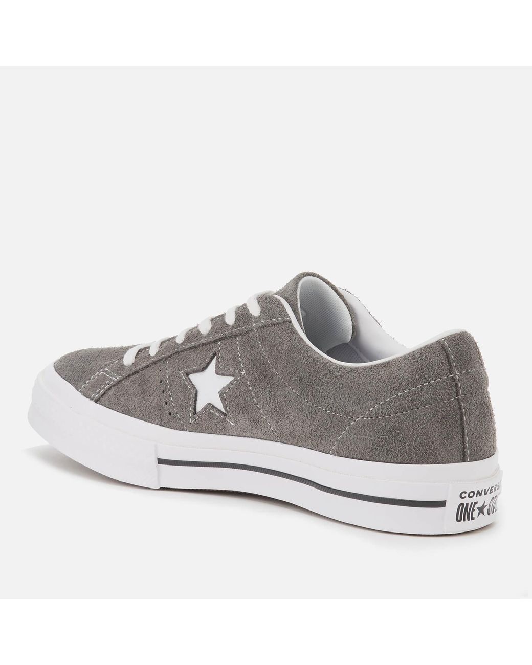 Una oración Considerar viernes Converse One Star Vintage Suede Ox Women's Shoes (trainers) In Grey in Gray  | Lyst