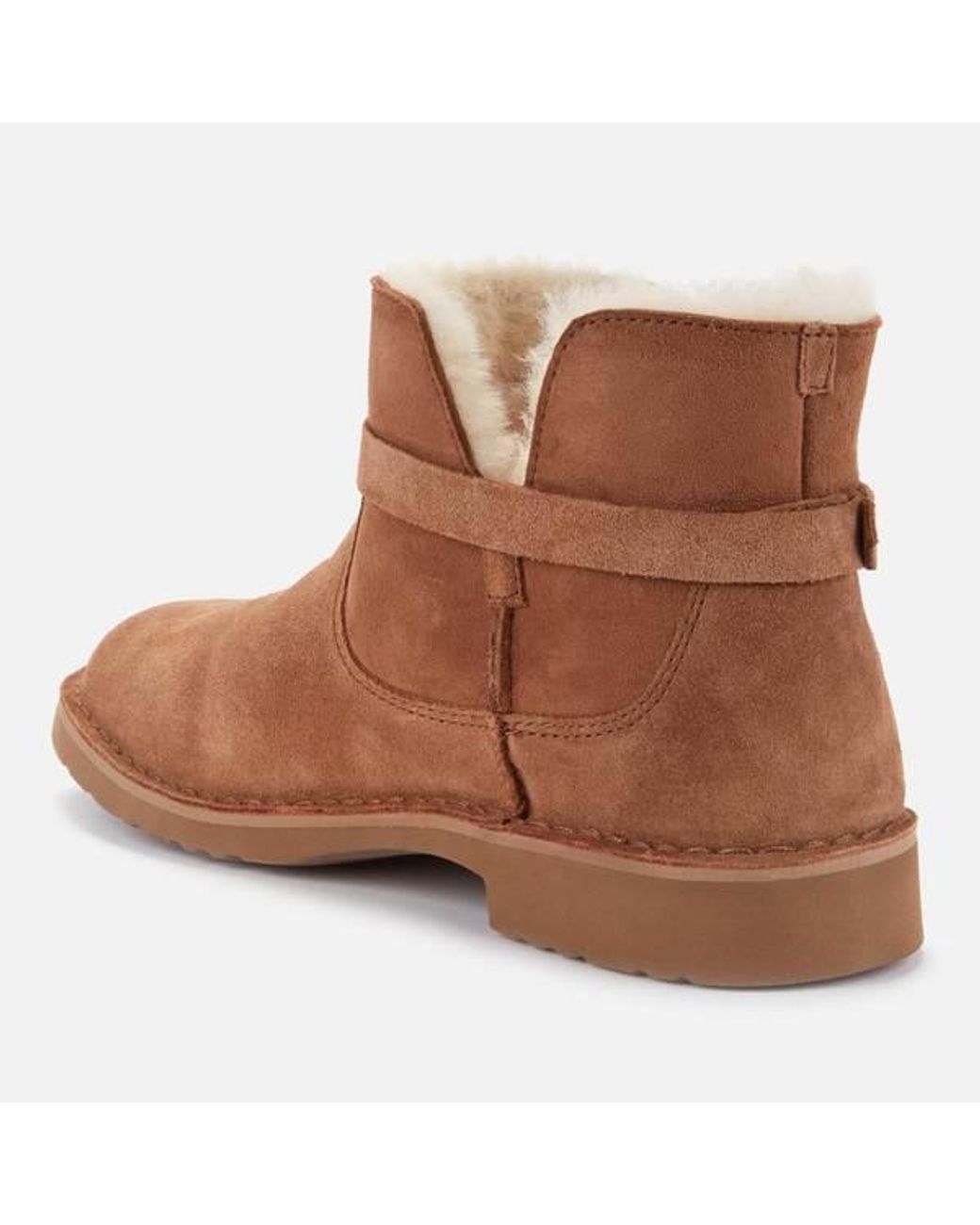 UGG Elisa Suede Ankle Boots in Brown 