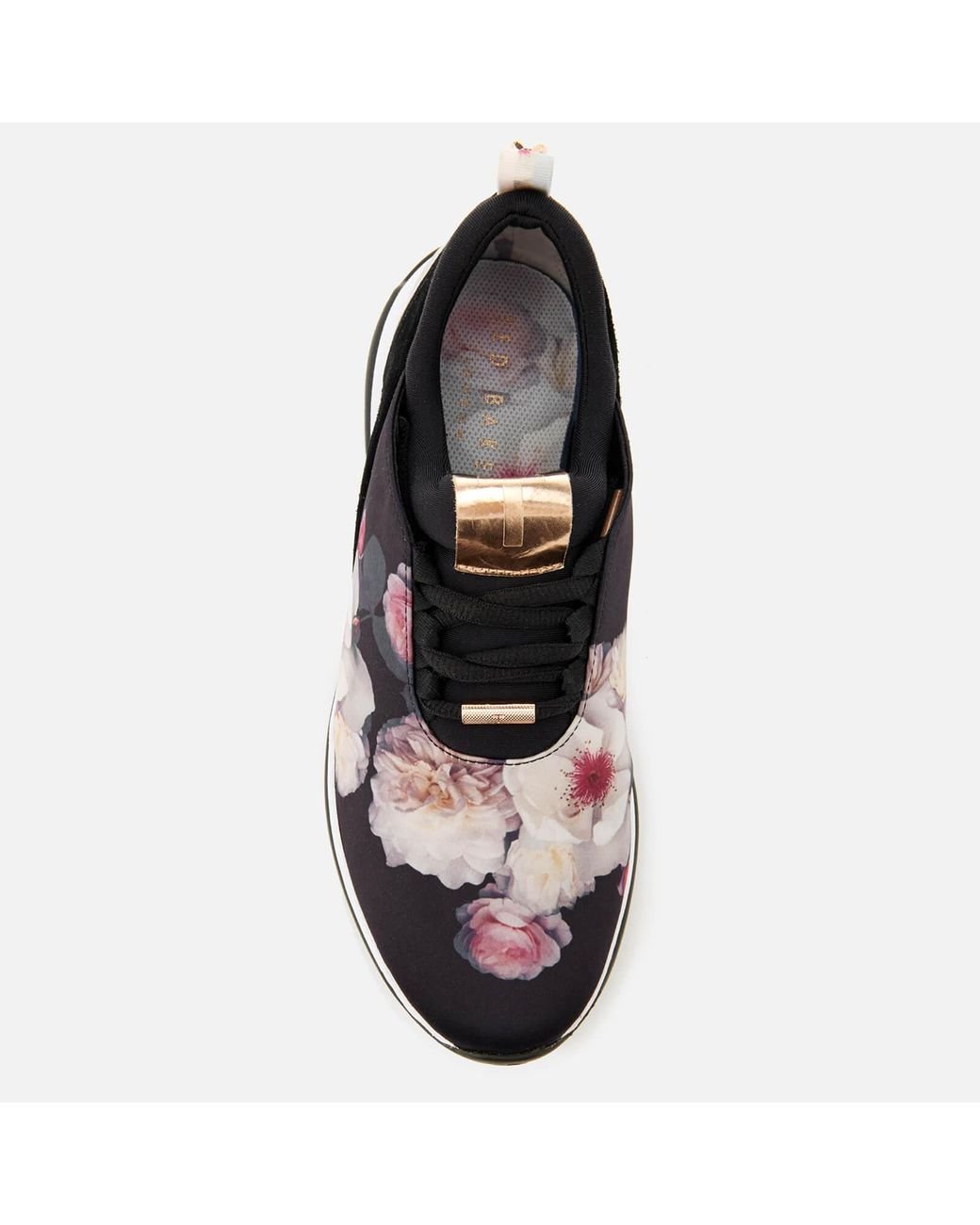 Ted Baker Women's Cepap Runner Trainers in Black | Lyst