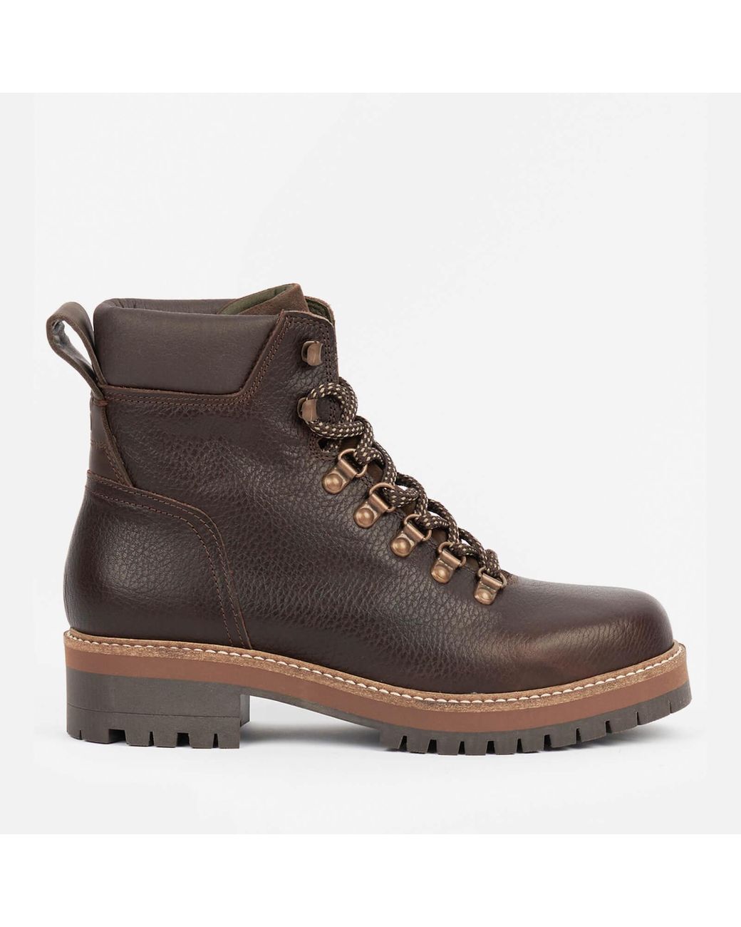 Barbour Stanton Leather Boots in Brown | Lyst