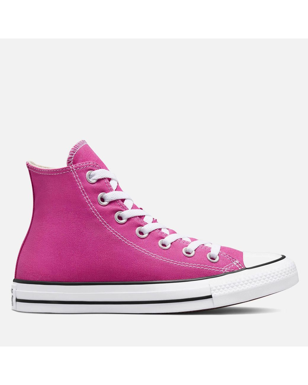 Converse Chuck Taylor All Star Hi-top Canvas Trainers in Pink | Lyst