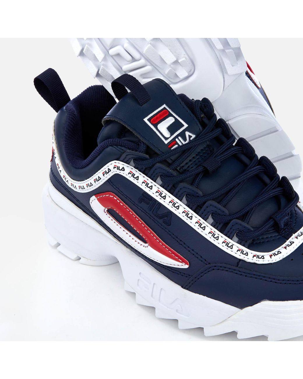 Fila Disruptor 2 Premium Repeat Trainers in Blue | Lyst UK