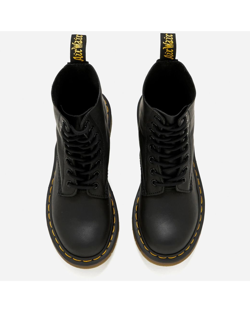 Dr. Martens 1460 Pascal Virginia Leather 8-eye Boots in Black | Lyst