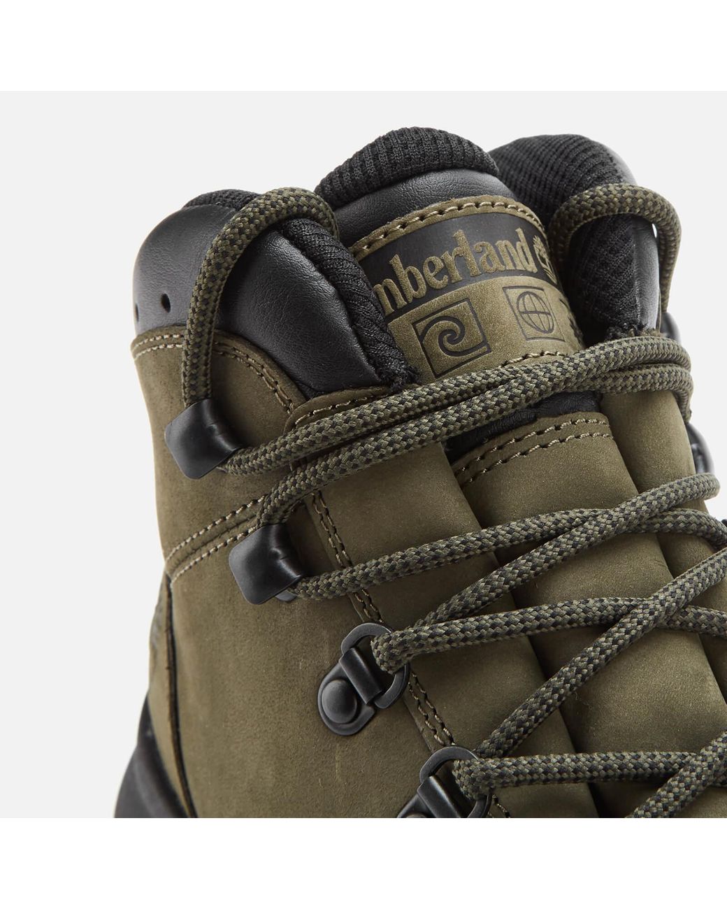 Timberland World Hiker Mid Boots in Green for Men | Lyst