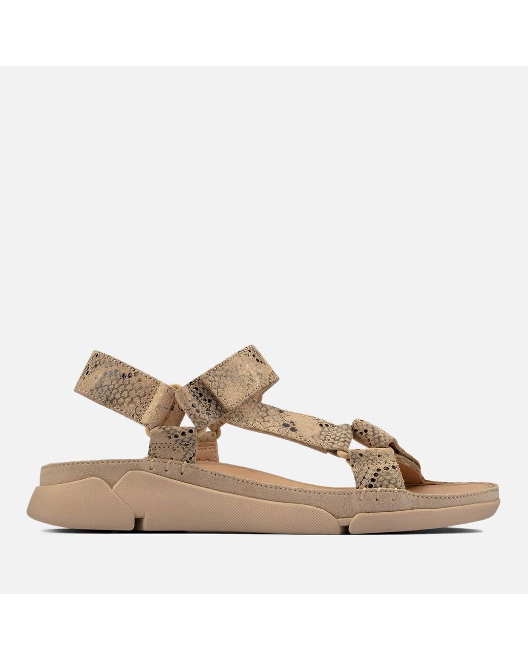 Clarks Tri Sporty Sandals in Brown | Lyst