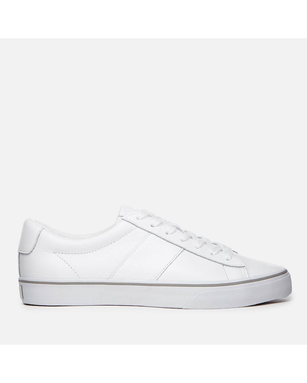 Polo Ralph Lauren Sayer Leather Trainers in White for Men | Lyst UK