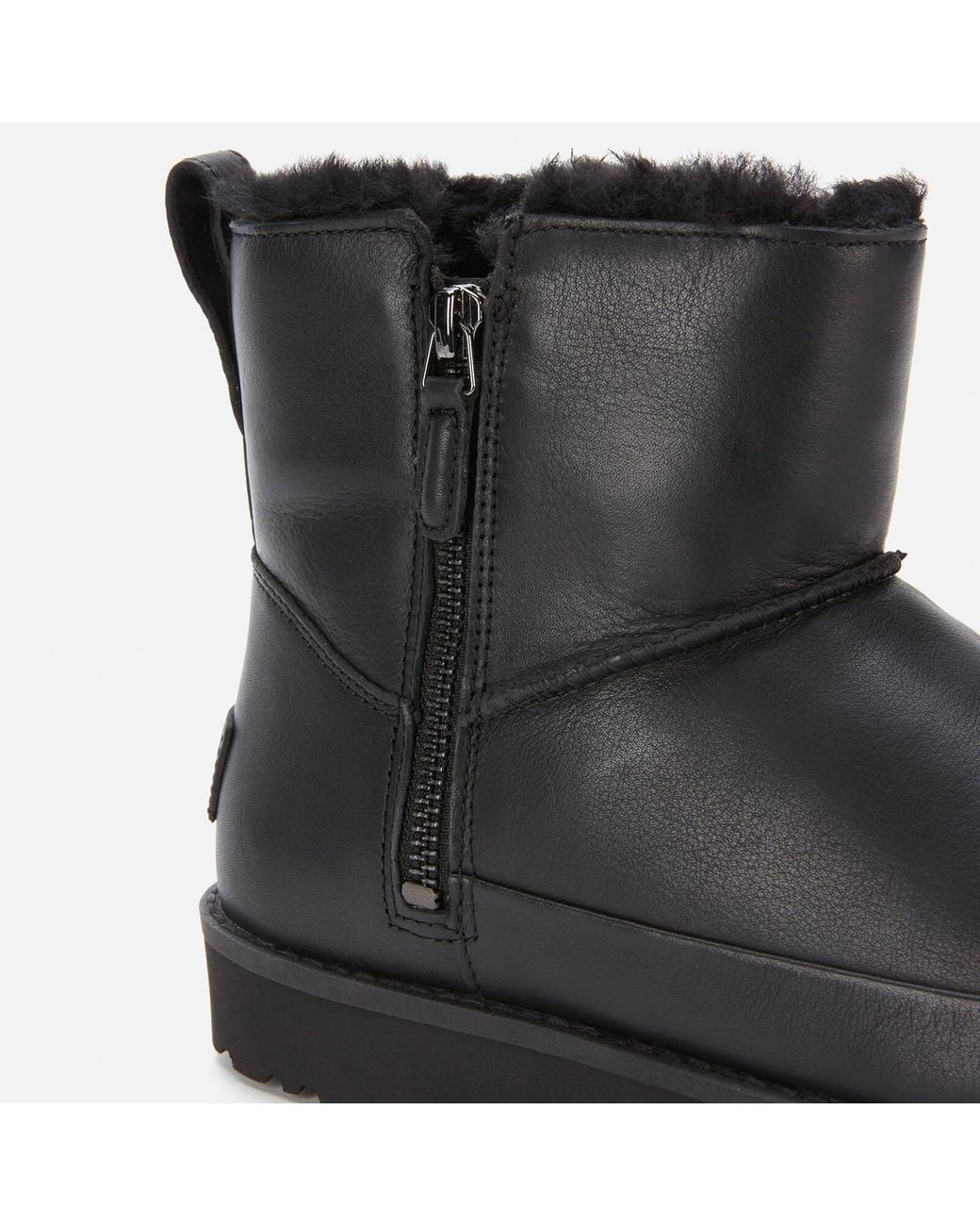 ugg classic mini leather waterproof boot