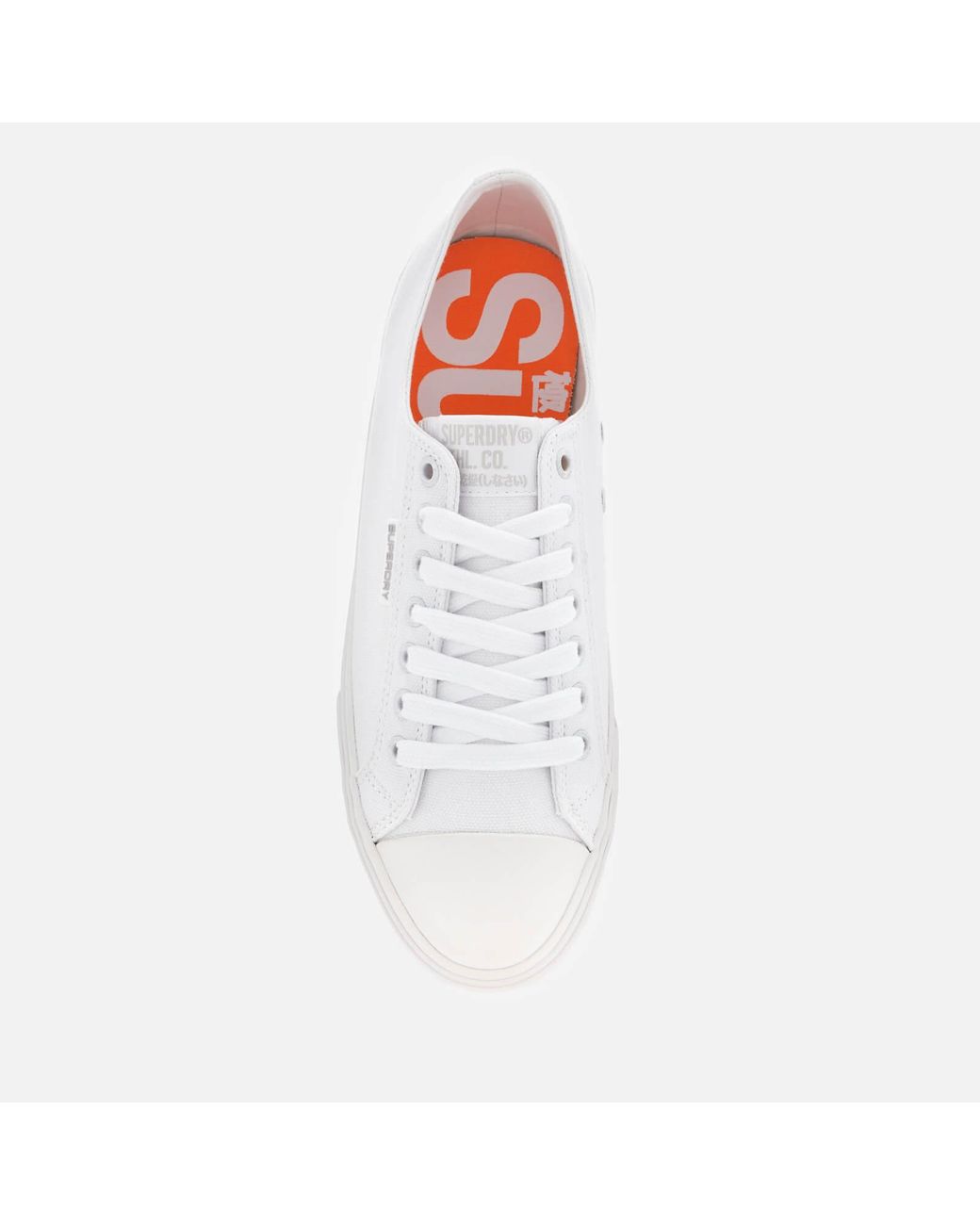 New Womens Superdry Pink Low Pro Luxe Textile Trainers Court Lace Up
