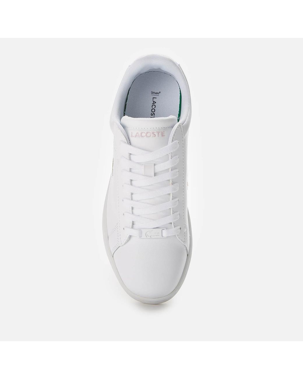 Lacoste Carnaby Evo 0722 1 Leather Cupsole Trainers in White | Lyst