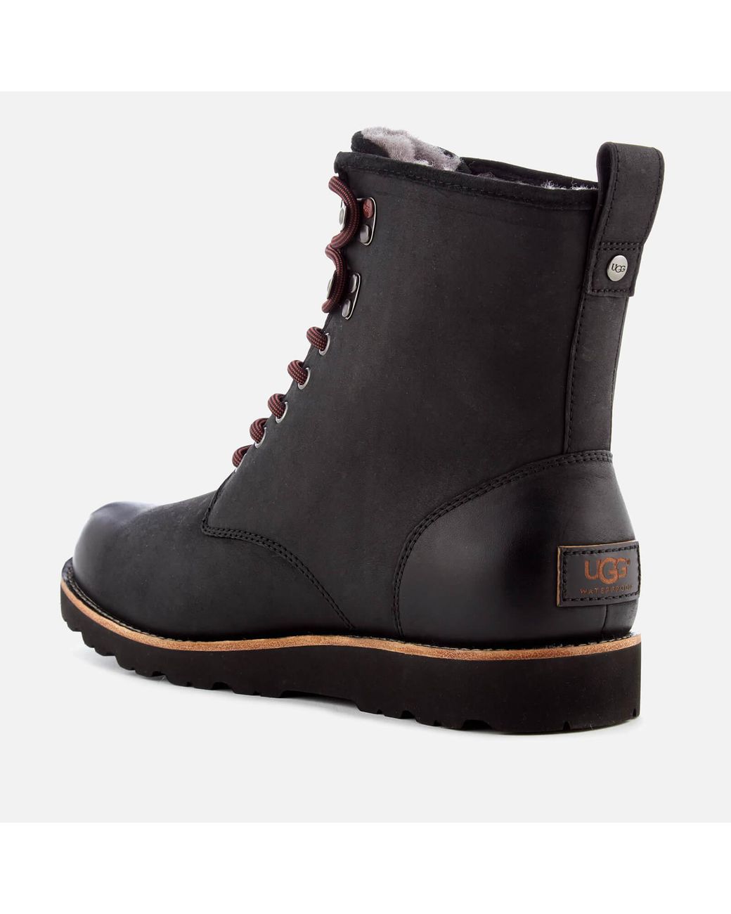 UGG Men's Hannen Tl Waterproof Leather Lace Up Boots in Black for Men |  Lyst Canada