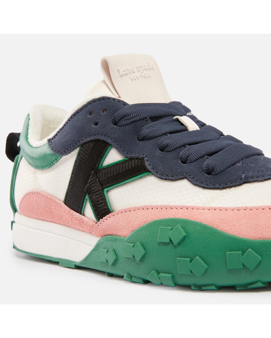 Kate Spade K As In Kate Leather And Ripstop Trainers in